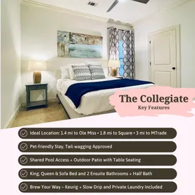 The Collegiate, Wlk to Campus, Velvet Ditch Villas - Image 5