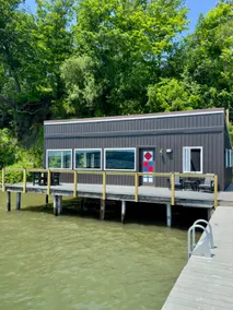 Rare Overwater Lake Cabin + Dock & Fireplace | FLX - Image 2