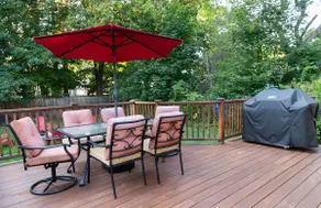 Modern home with central AC, firepit & fenced yard - Image 5