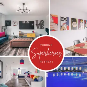 Superheroes • BBQ • Game Rm • Fire Pit • Sleeps 10 - Image 2