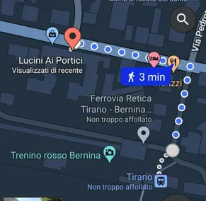 Lucini Ai Portici, parking, Bernina Express200 m - Image 4
