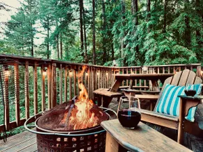 Dreamy Cabin in Redwoods+Fireplace+Tub for 2+Dogs - Image 5