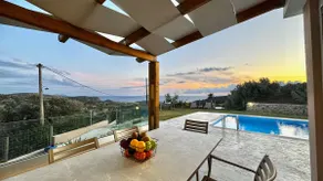 Villa Michael Triopetra Private Villa, Private Swimming Pool, Garden, Panoramic Sunset - Image 5