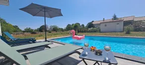 Smukke VILLA ARDECHE med fantastisk terrasse og pool med udsigt over vinmarkerne - Image 2
