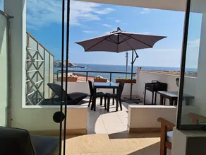 Terrace with a nice ocean view | San Bartolo Apartment - Image 2