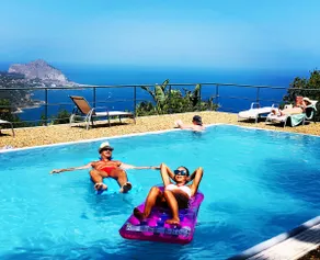 cefalù nest pool house terrace sea view - Image 4