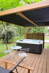 Romantic Chalet -2-Private hot tub - Airial des Monges - Image 3