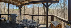 Quaint Cabin w/ Elevated Back Deck Among the Trees - Image 5