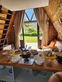 Cabana do Lago, a romantic chalet in the garden. - Image 2
