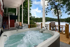 DEEP WATER Over-the-Water Lake House | Hot Tub - Image 3