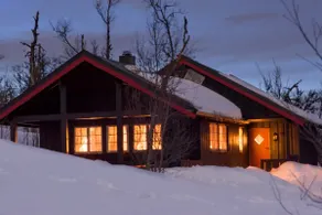 Cabin with outdoor hot tub - Image 2