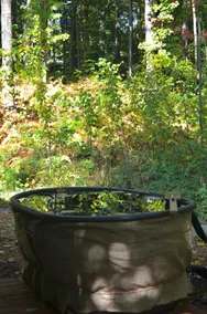 The Woodshed High rise Wood Burning HOT Tub - Image 4
