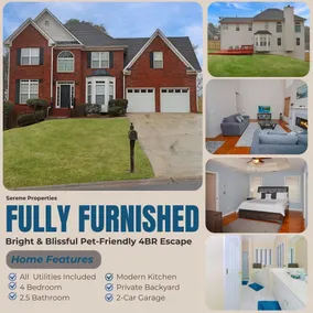 Peaceful Marietta 4BR • Pets OK • All Utilities - Image 3