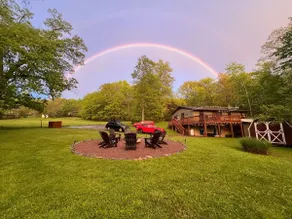 5 min to Wisp, covered hot tub, firepits, Dogs OK - Image 2