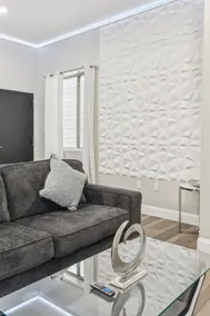 Modish Futuristic Theme 2BR/1BA Suite w/ Patio - Image 5
