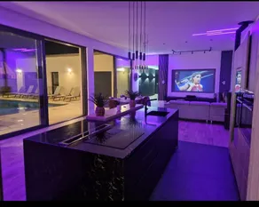 Cozy villa with Jacuzzi, pool, and home theater. - Image 2