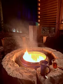 2BR/2BA Cabin Near Downtown West Jefferson  Fireplace + Workspace - Image 4