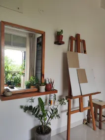 1 BHK Art Studio, Balcony garden, Pool @curiosogoa - Image 5