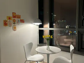 [Staymate] Moonlight Park Station 3 minutes#OTT complete#Queen bedroom#Beautiful night view - Image 2