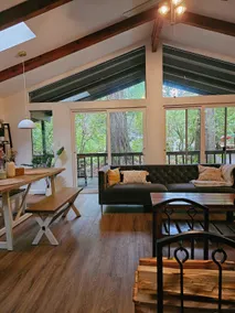 Secluded 2BR Forest Lake Retreat with Hot Tub - Image 3