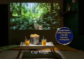 Cap Jungle Limoux: king bed + 4K cinema - JBL sound - Image 2