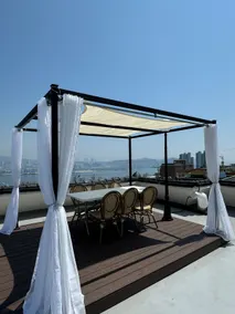 Preheating time-warming time Ocean view, rooftop barbecue, camping, bathtub terrace, 2nd floor of the house, free parking - Image 2