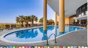 Sunny, beachfront balcony! Pool/hottub access - Image 2