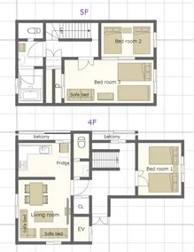 L-140m2,Elevator,Max19pp,2 toilets,Free Wifi - Image 5