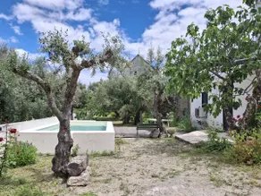 Rustic house with terrace and patio with pool - Image 3