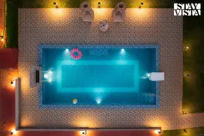 Sun N Sky by StayVista - Poolside villa with chic interiors, lawn & gazebo - Image 2
