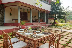 Sun N Sky by StayVista - Poolside villa with chic interiors, lawn & gazebo - Image 4