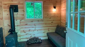 Primitive Off-Grid Cabin • Wood Stove Glamping - Image 5