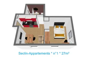 Appart'hôtel - Seclin-Appartements - Image 3