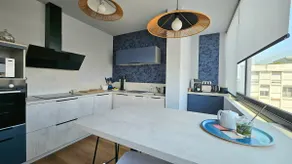Apt 6pers, air conditioning, sea view, 2 min walk to the beaches - Image 3