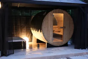 Newly built log house with sauna, bath, firewood stove, and free BBQ space. Occupied area 200 Tsubo - Image 4