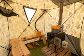 Incredible sunrises / 30-second walk to the beach / Pet friendly / 3 private rooms / Free tent sauna and BBQ set included - Image 5
