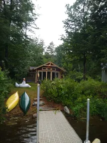 Red Cabin & Finnish Sauna on Lake Monomonac - Image 2