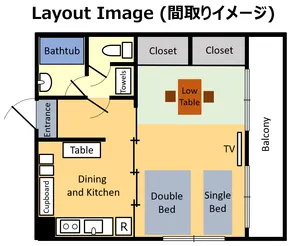 Private rental, same price for up to 5 people.Perfect for friends or family.Kumamoto Castle, downtown, bus terminal, walking distance. - Image 3
