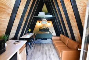 Modern A-Frame Glamping | Nature + Comfort - Image 3