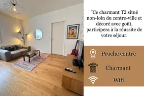 Quiet 2-room apartment with parking near the center - Image 3