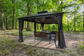 Log Cabin - Natures Oasis - Fire Pit & Gazebo - Image 2