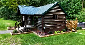 Cozy log cabin with hot tub in Markleysburg! - Image 5