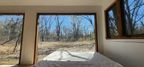Modern Log Home + Container in Middle of Forest - Image 5