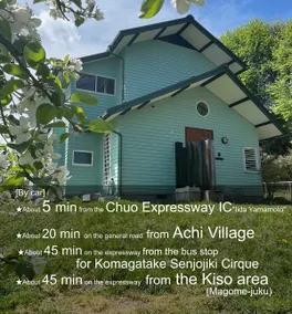 A house in an apple orchard. Stay in a cafe-like atmosphere in a refreshing open living room. - Image 3