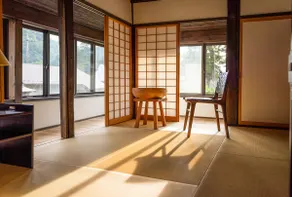 The comfort of a renovated old house, the beauty of the wood in the interior, and the luxury of the sounds of nature in a quiet village. - Image 3