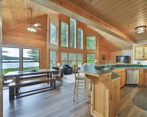 A-Frame Lakeside •Sand Swim, Tennis Court, 7 Acres - Image 2