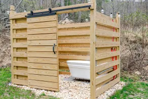 Secluded Off Grid Cabin | Outdoor Shower • Firepit - Image 5