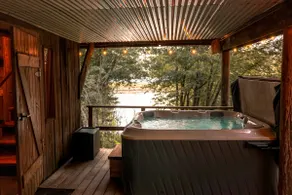 Exclusive River Escape On The Coast | Hot Tub - Image 3