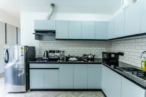 Elegant Luxury 1BHK w/ Private Balcony Retreat - Image 3