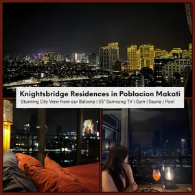Charming Luxe Makati Unit with City View + Balcony - Image 3